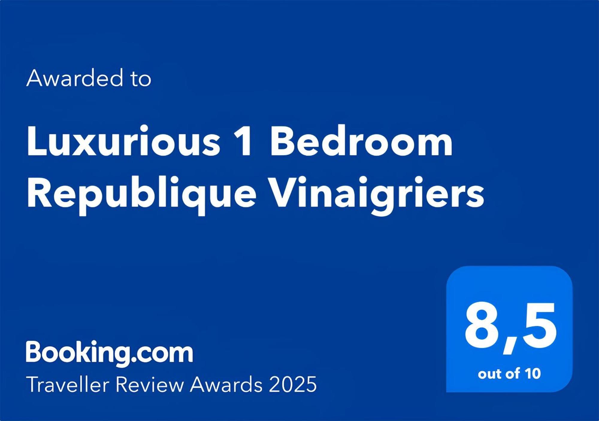 Luxurious 1 Bedroom Republique Vinaigriers Free Netflix Parijs Buitenkant foto